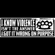 th answer is violence Sprays