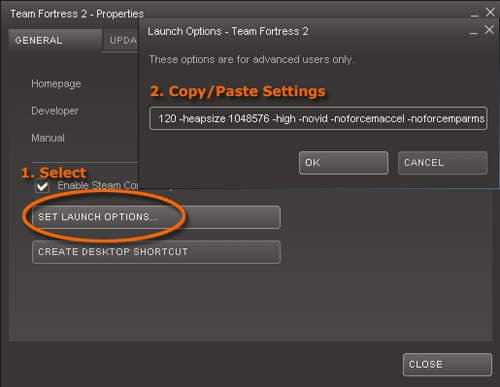  Team Fortress 2 Launch Options Team Fortress 2 Tweaks